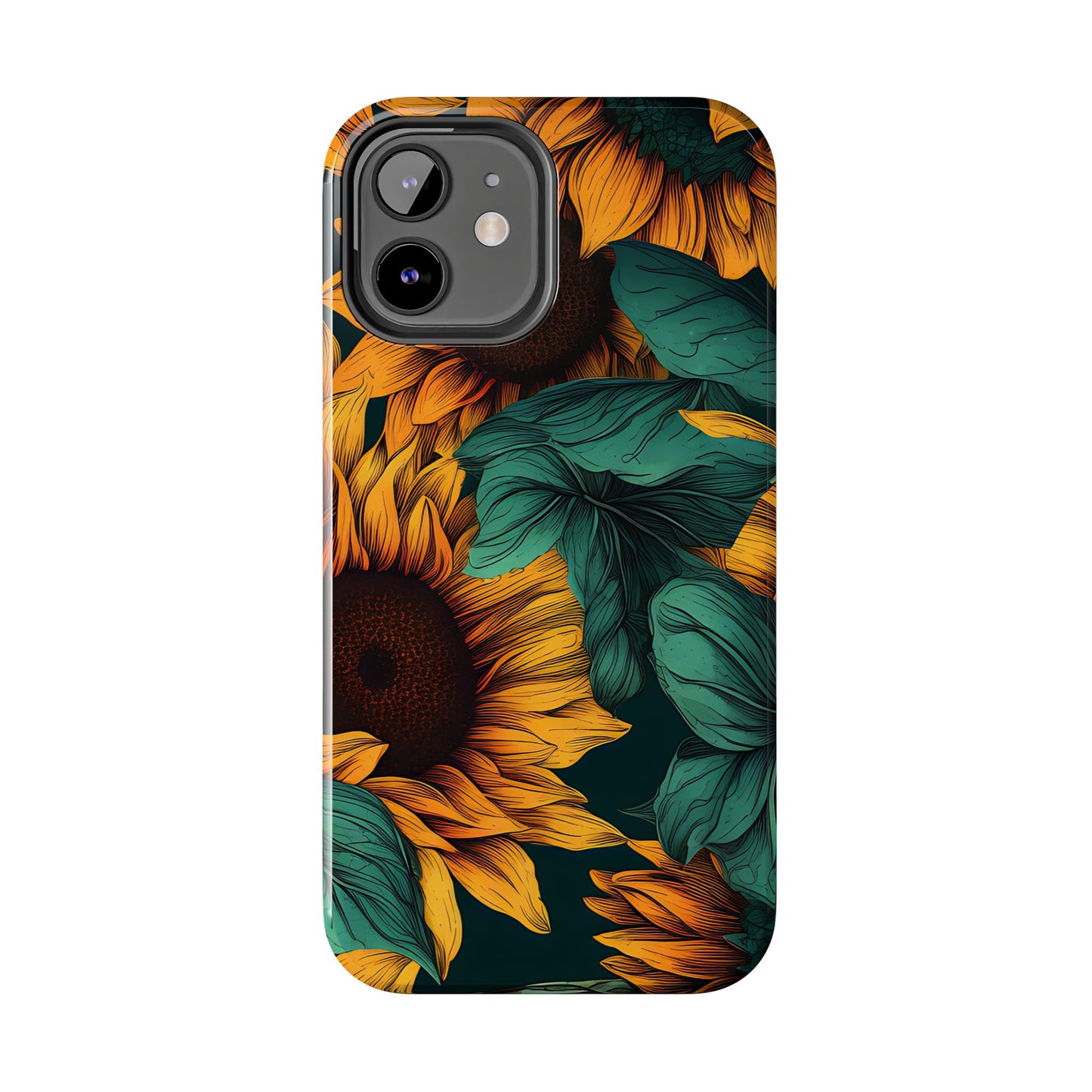 Dark Sunflower Phone Case