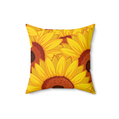 Sunflower Dream Square Pillow