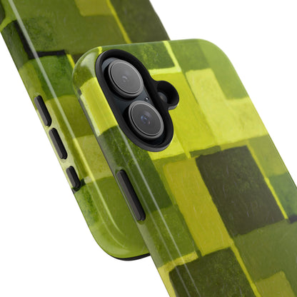 Chartreuse Patchwork Phone Case