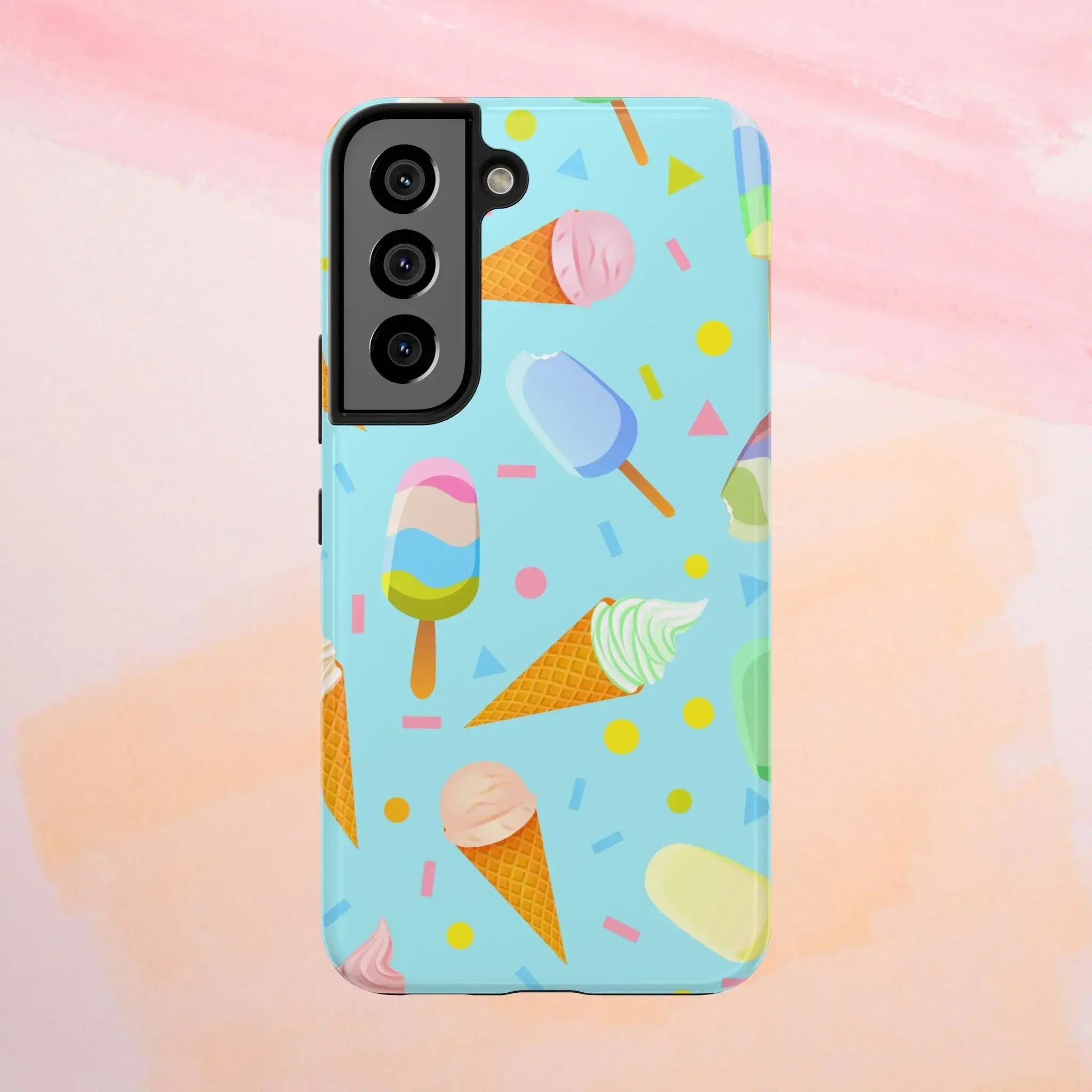 Ice Cream Festival Phone Case (Apple & Android) - Pink Sweetheart