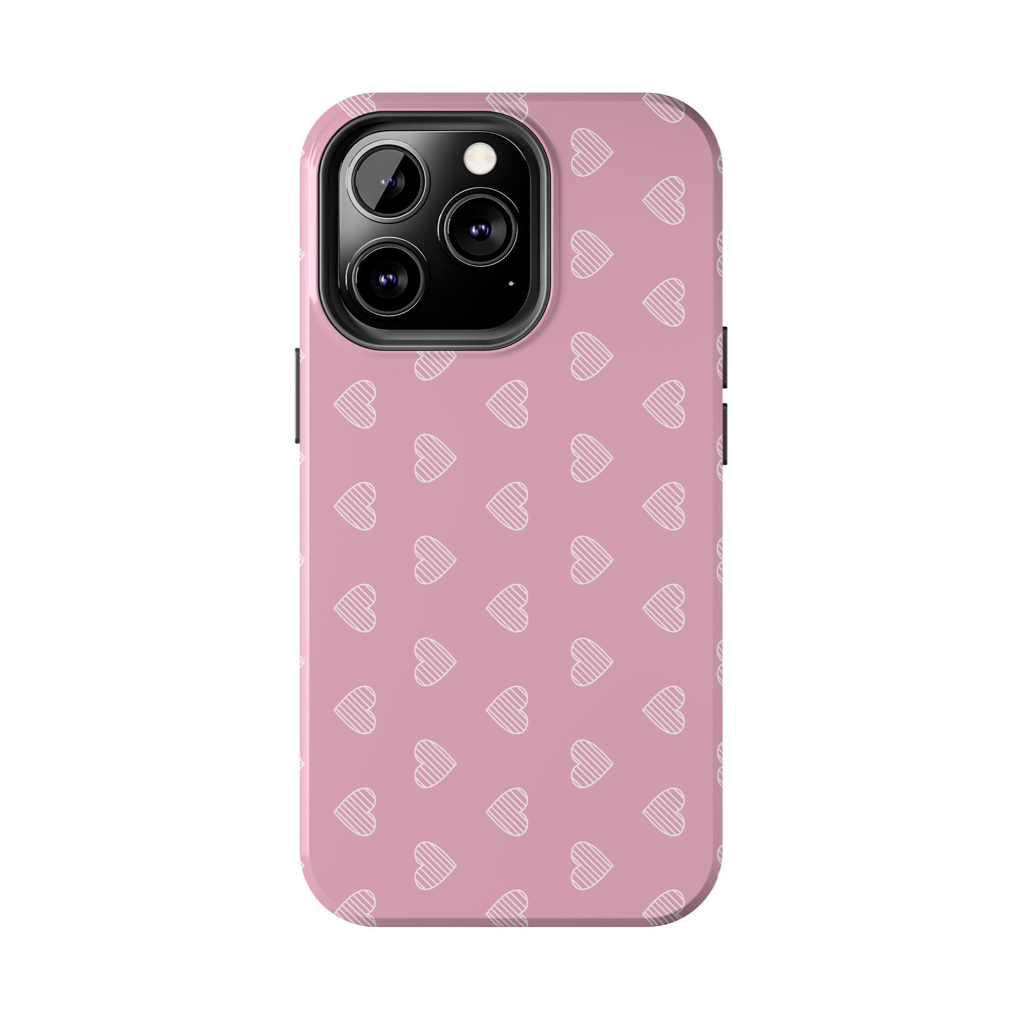 Infinite Pink Hearts Phone Case (Apple & Android)