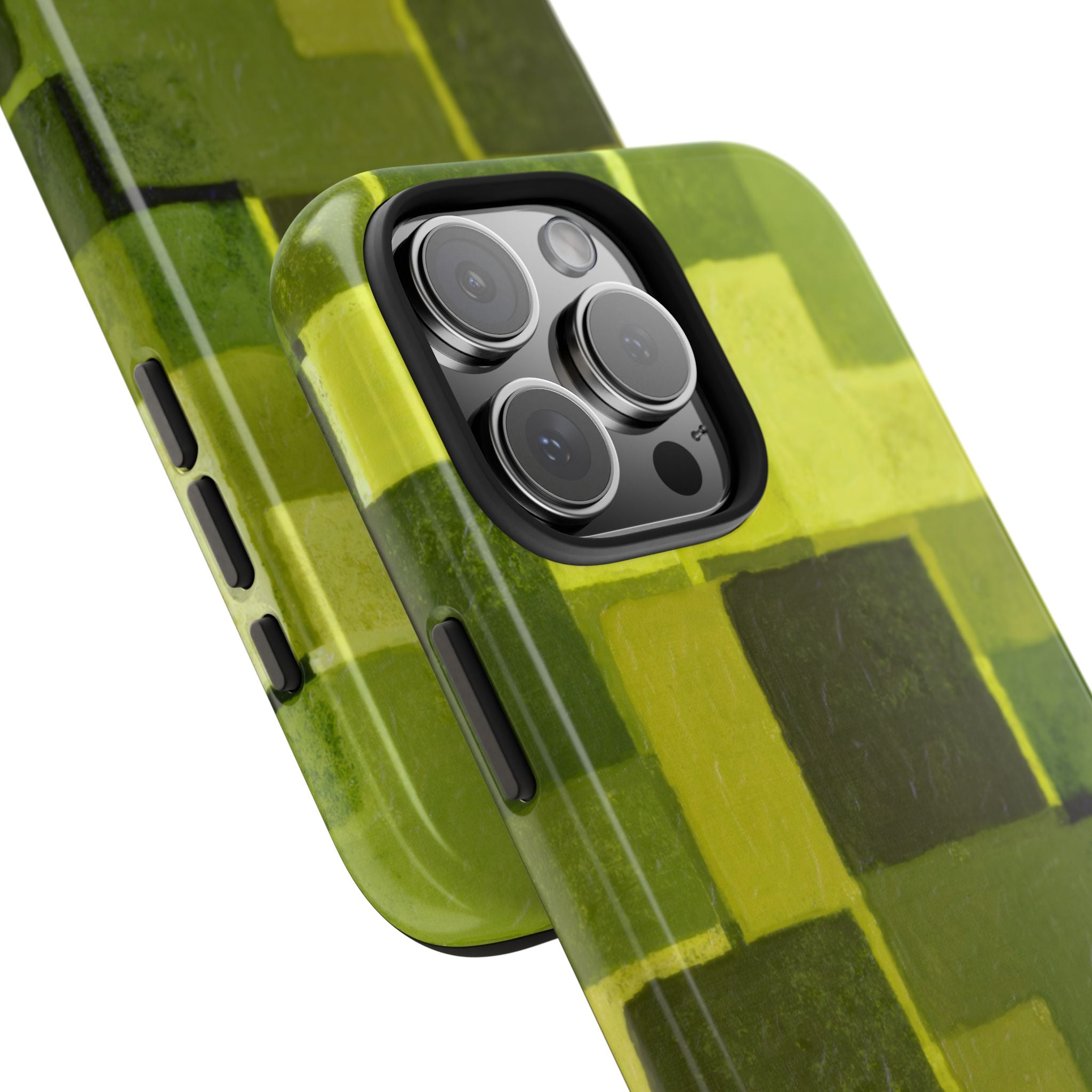 Chartreuse Patchwork Phone Case (Apple & Android)