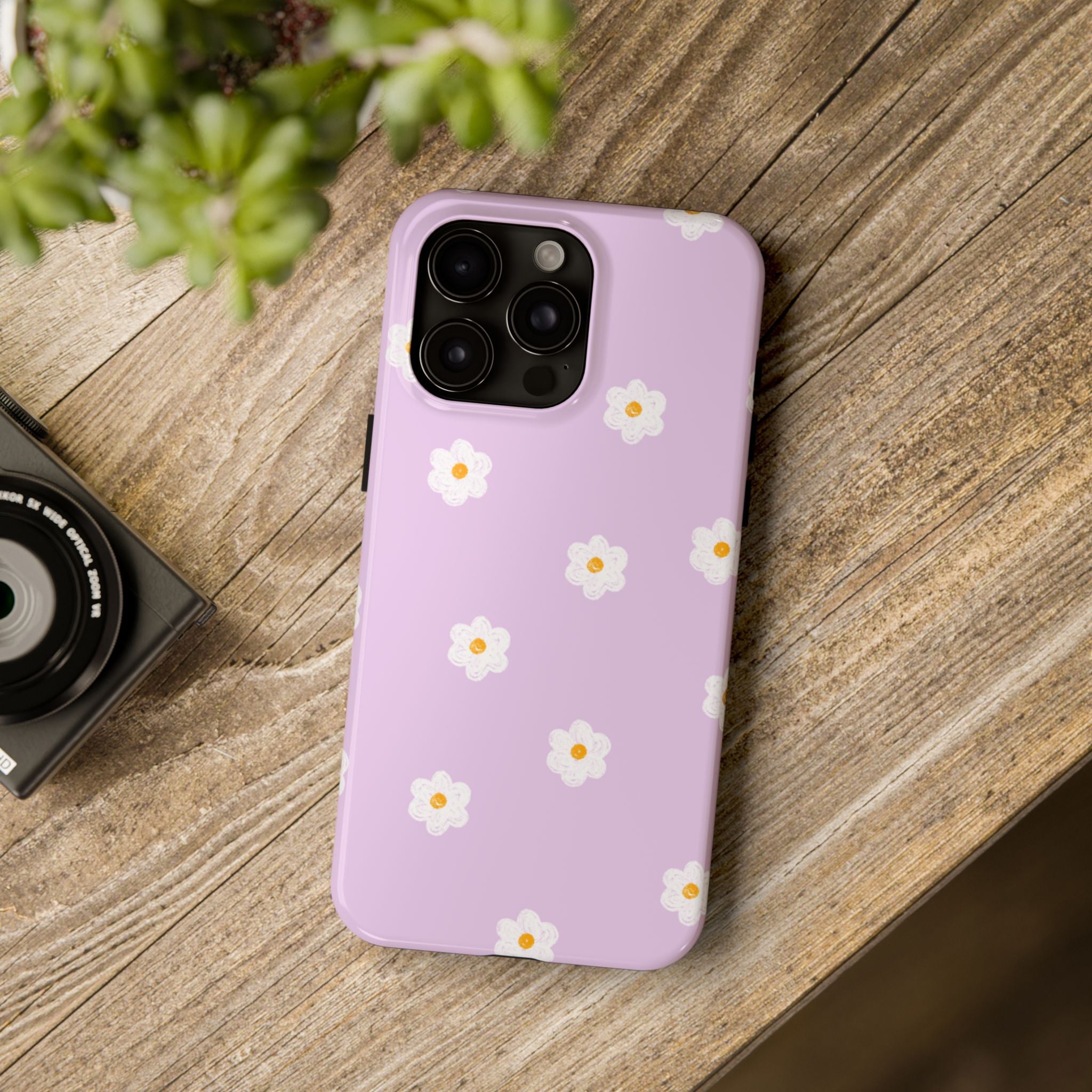 Purple and Mini Flowers Phone Case (Apple & Android)