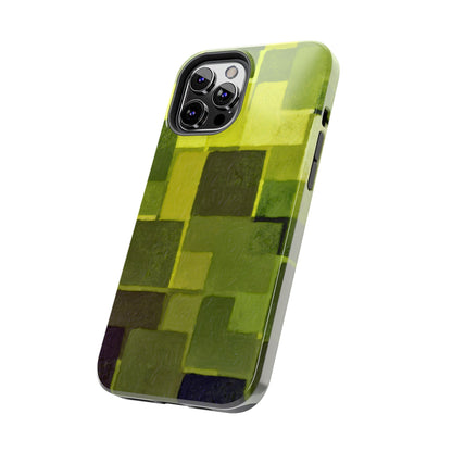 Chartreuse Patchwork Phone Case