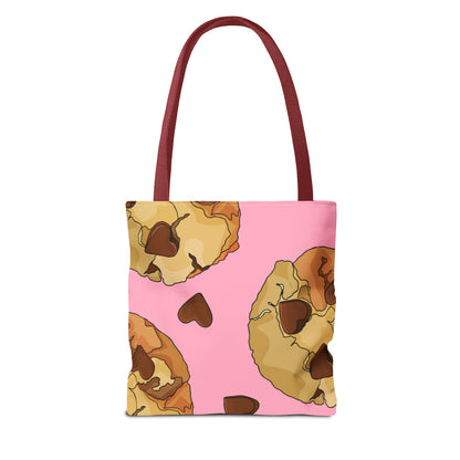 Chocolate Chip Heart Cookies Tote Bag