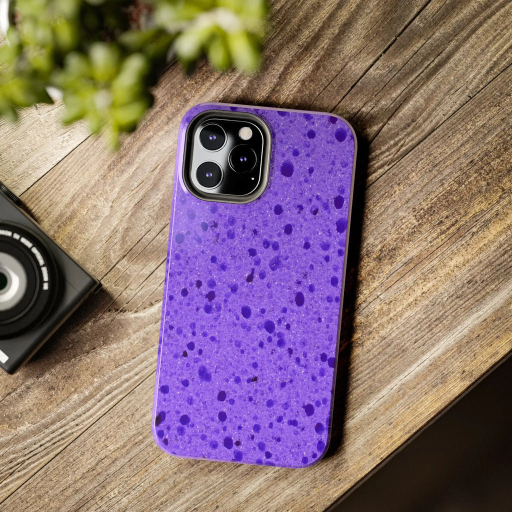 Purple Sponge Phone Case (Apple & Android) - Pink Sweetheart