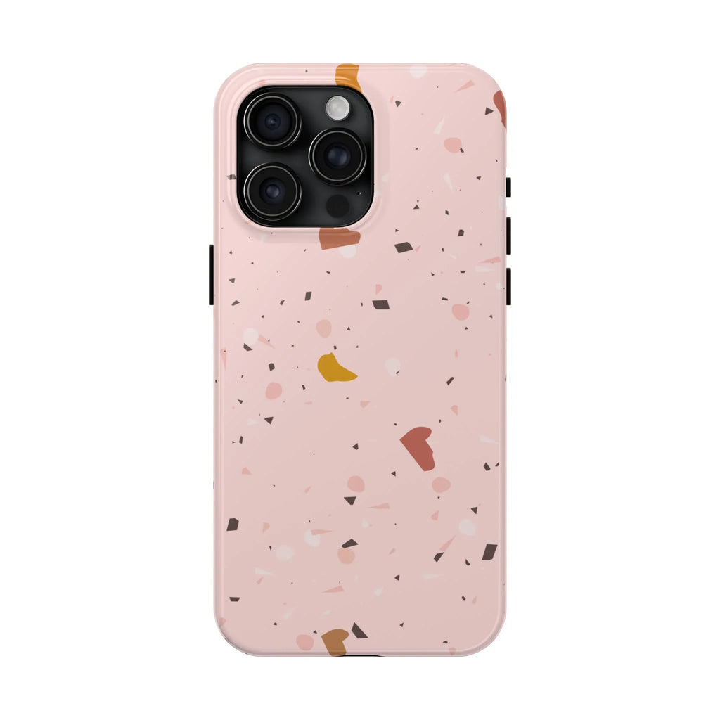 Pink Terrazzo Phone Case (Apple & Android) - Pink Sweetheart