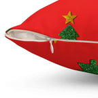 Happy Holiday Season Square Pillow