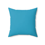 Social Media Thumbs Up Square Pillow - Teal