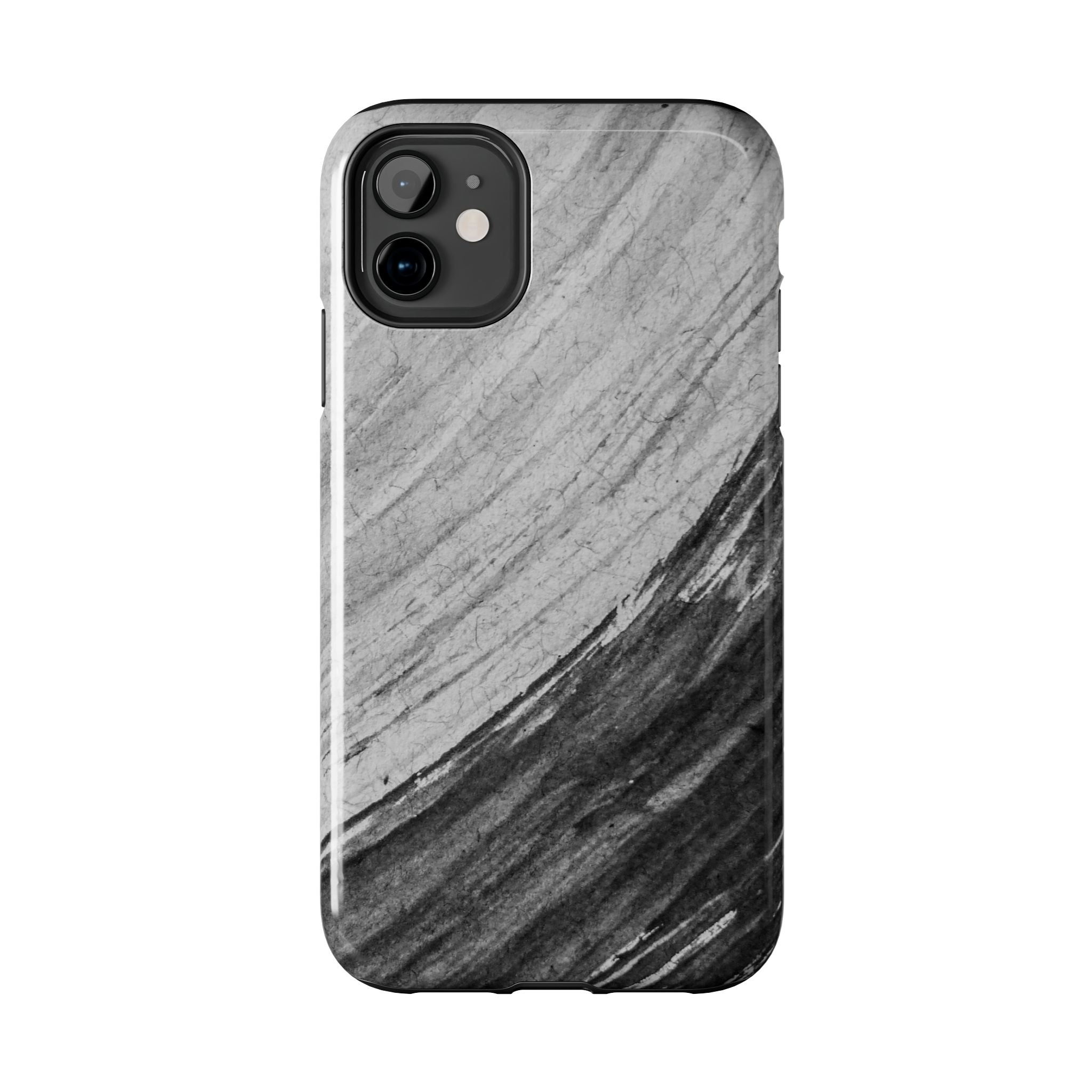 Black & Gray Phone Case (Apple & Android)