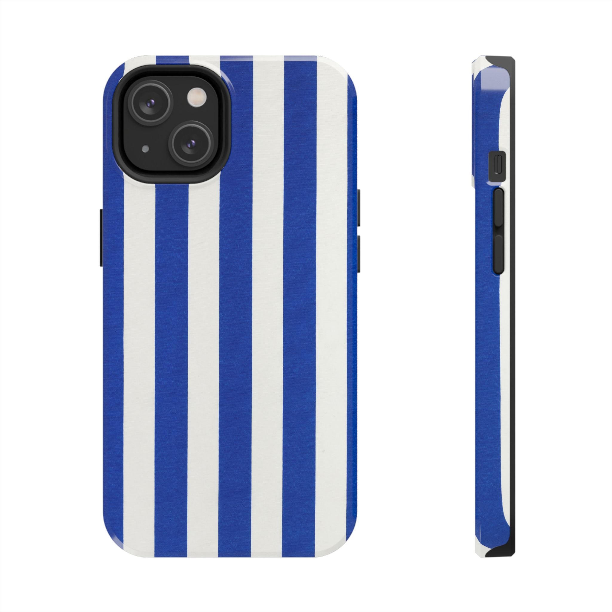 Blue & White Stripes Phone Case (Apple & Android)
