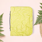 Wrinkled Bright Yellow Paper Book Cover
