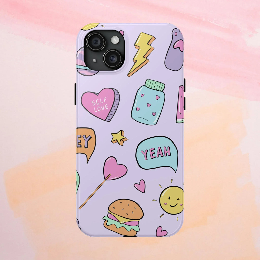 Kawaii Cute Collection Phone Case (Apple & Android) - Pink Sweetheart