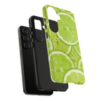 Green Citrus Lime Phone Case (Apple & Android) - Pink Sweetheart