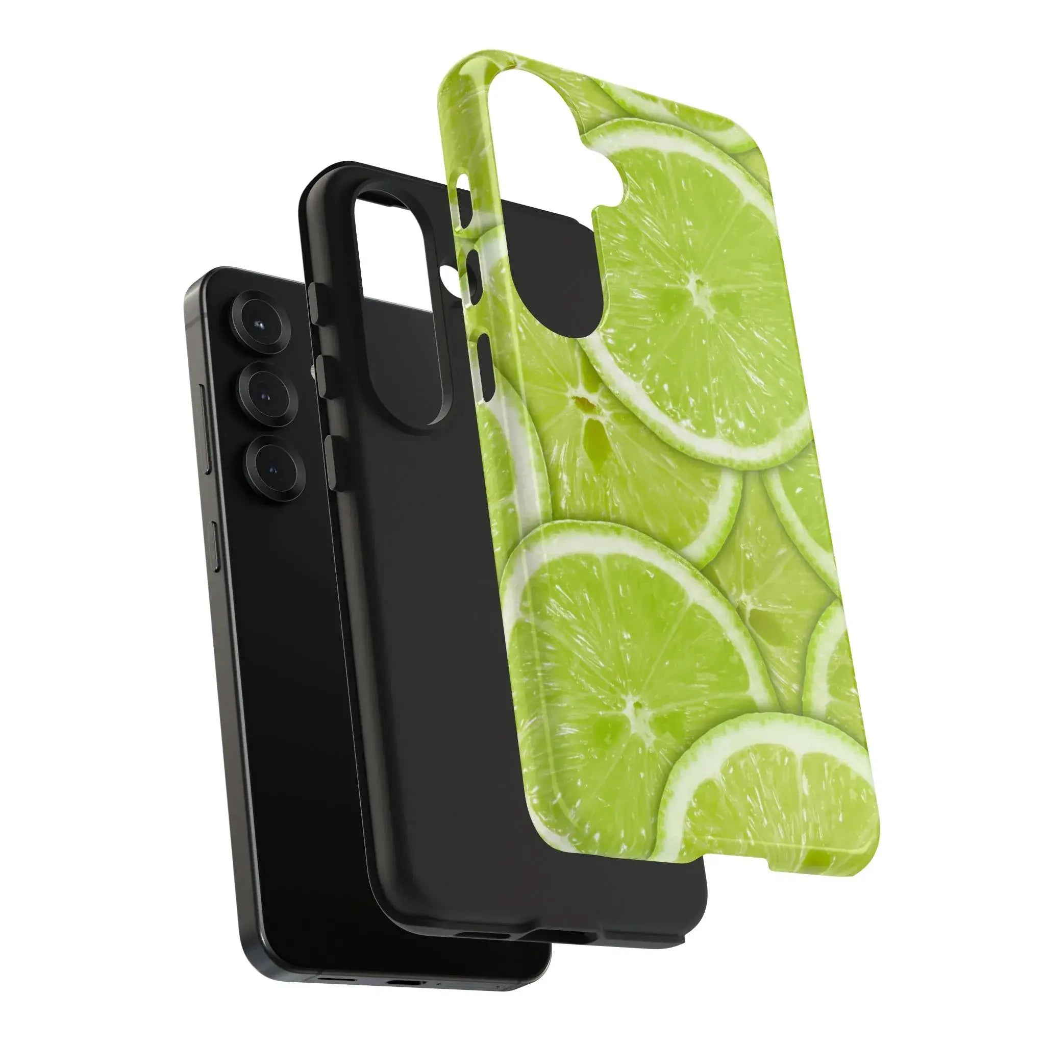 Green Citrus Lime Phone Case (Apple & Android) - Pink Sweetheart