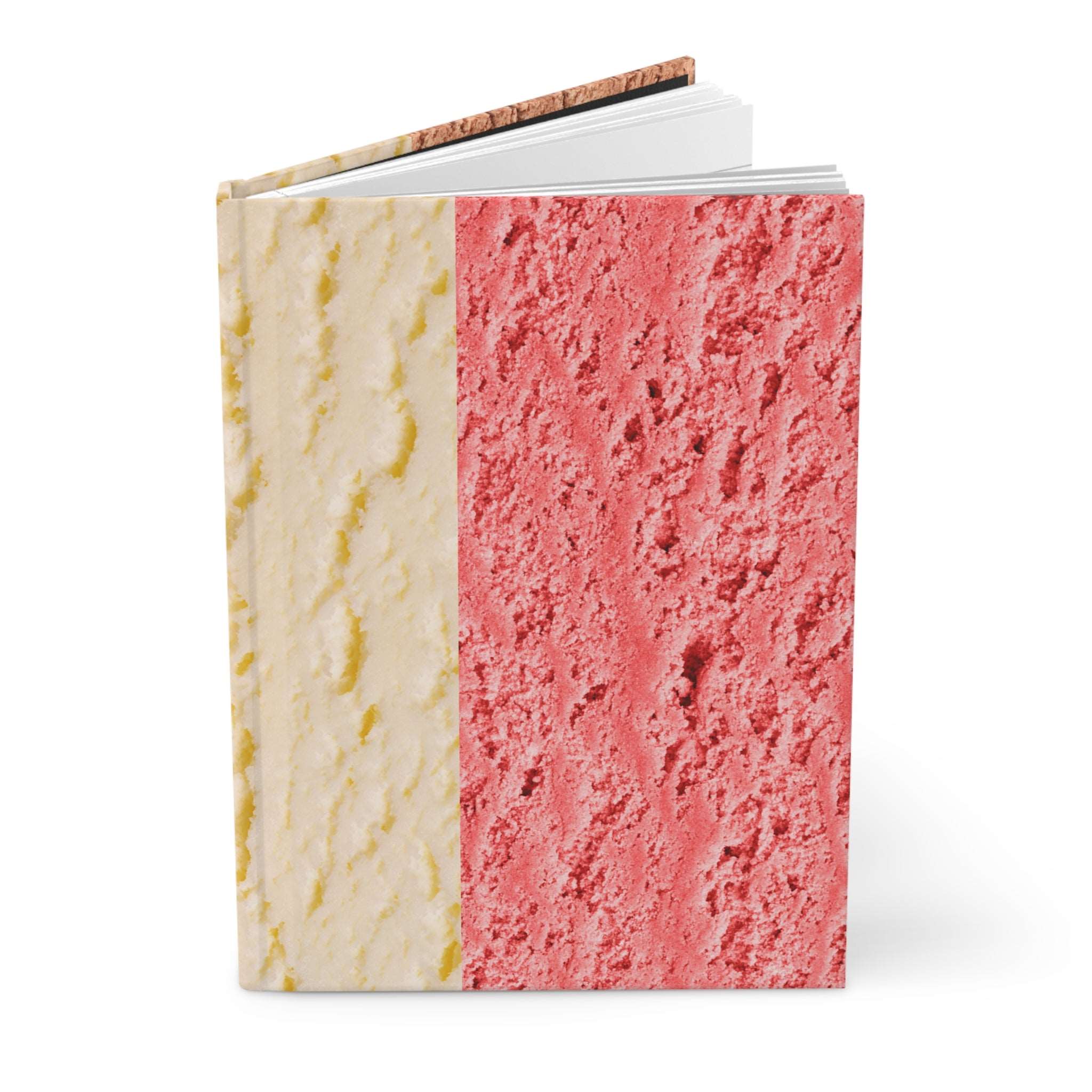 Neapolitan Ice Cream Hardcover Matte Journal