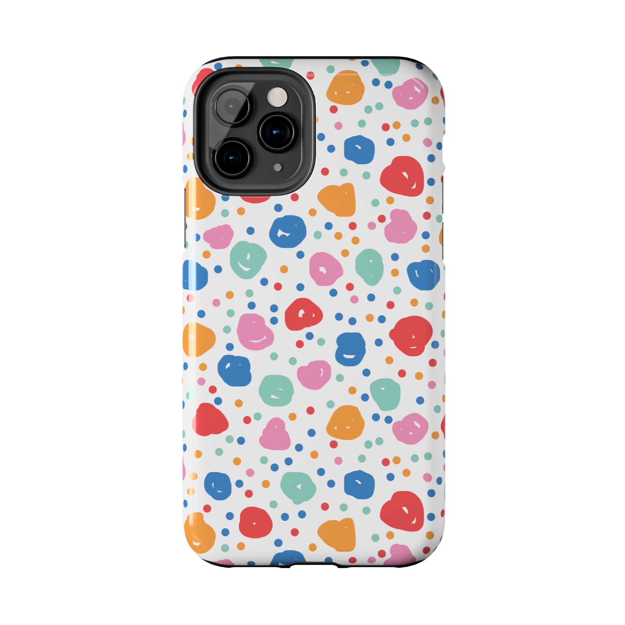 Seamless Hand Drawn Polka Phone Case (Apple & Android)