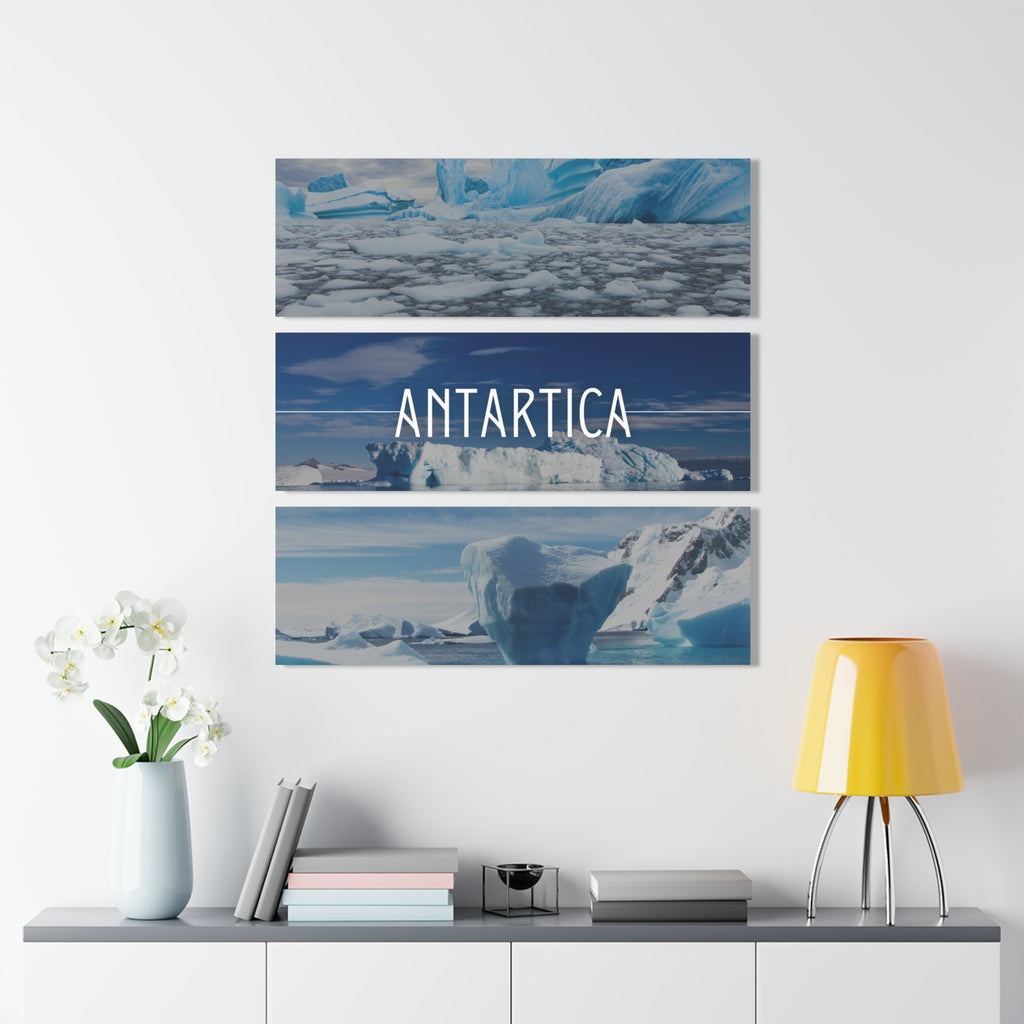 Antartica Skyline Acrylic Prints (Triptych)