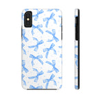Lacey Baby Blue Ribbons Phone Case (Apple & Android)