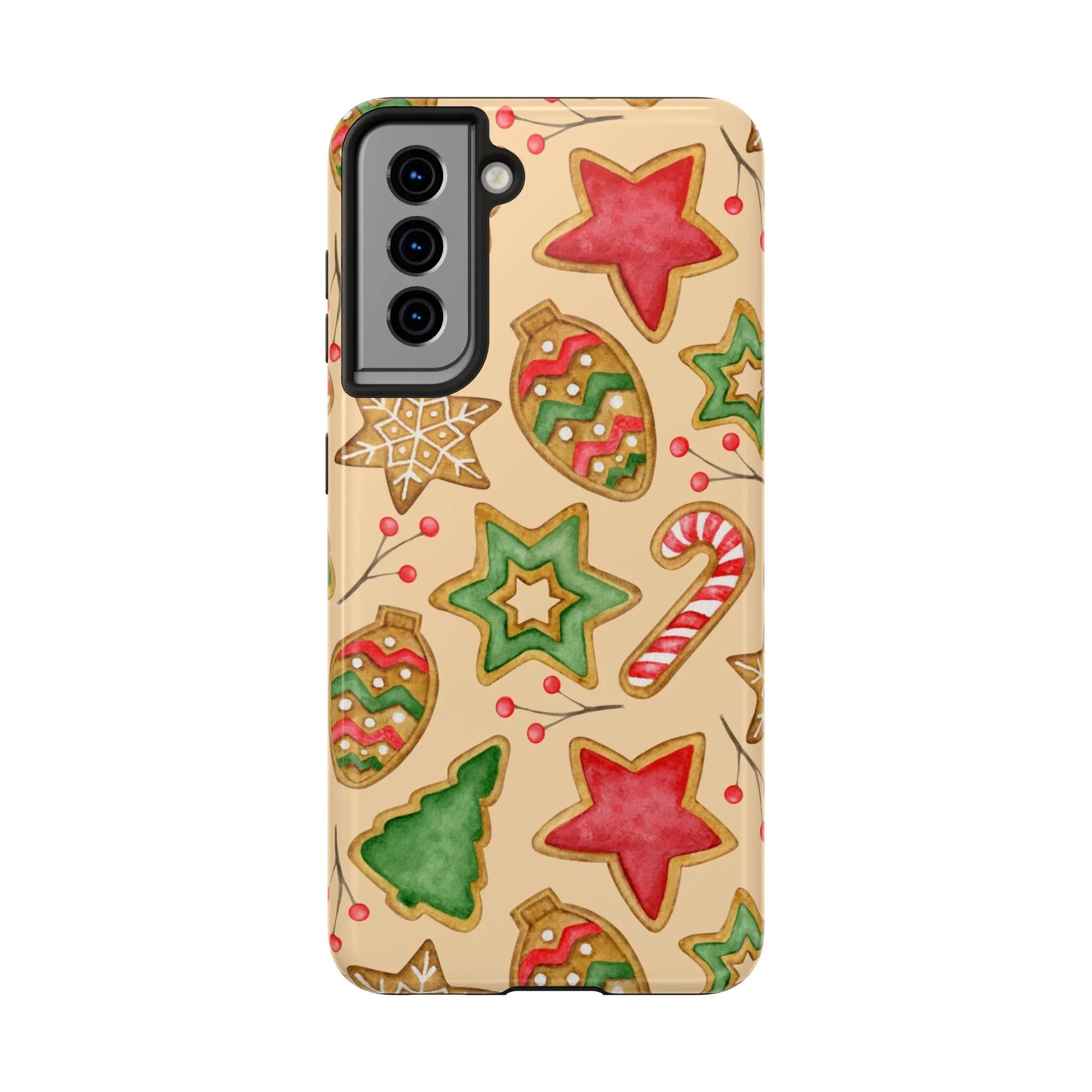 Xmas Holiday Cheer Phone Case (Apple & Android) - Pink Sweetheart
