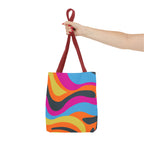 Funky Groove Swirl Tote Bag