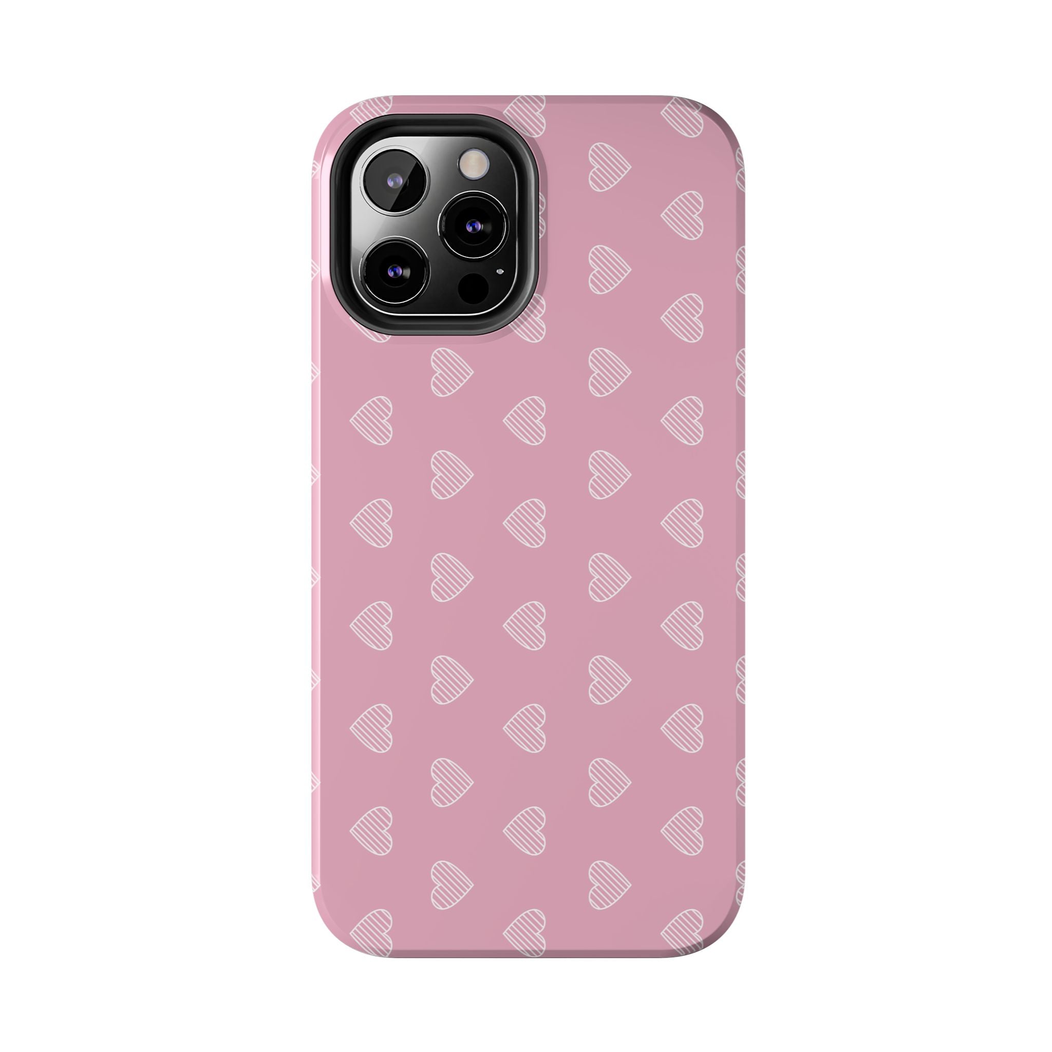 Infinite Pink Hearts Phone Case (Apple & Android)