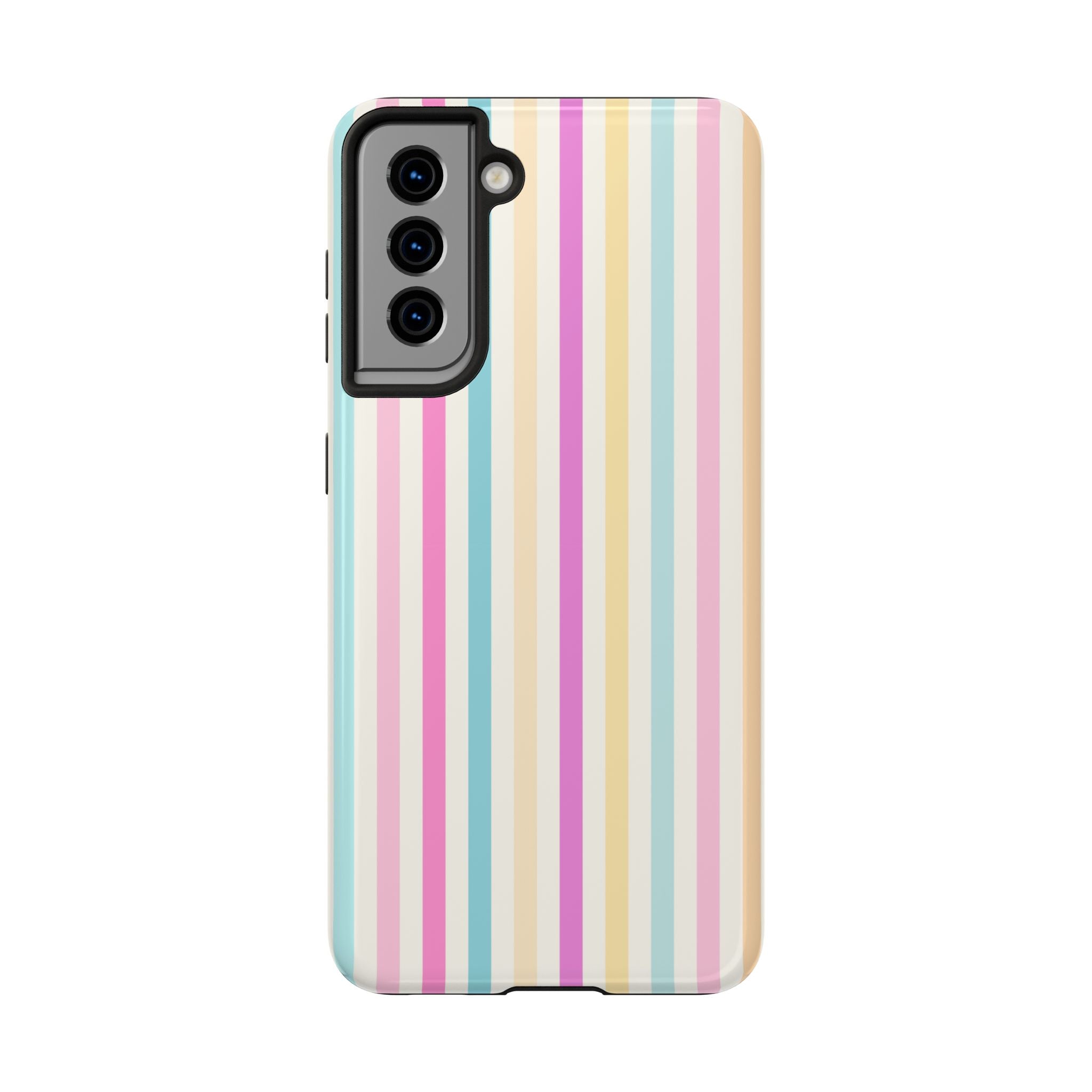 Pastel Candy Stripes Phone Cases (Apple & Android)