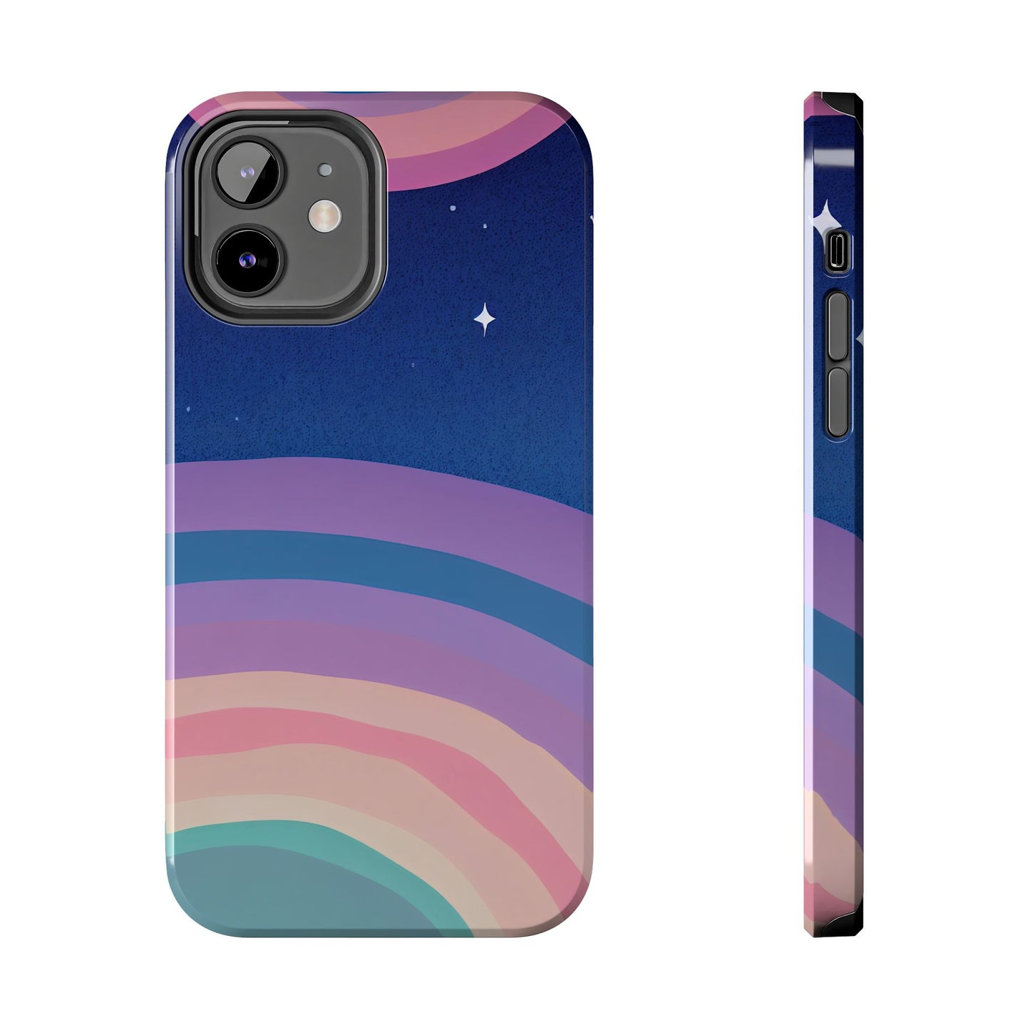 Midnight Rainbows Phone Case