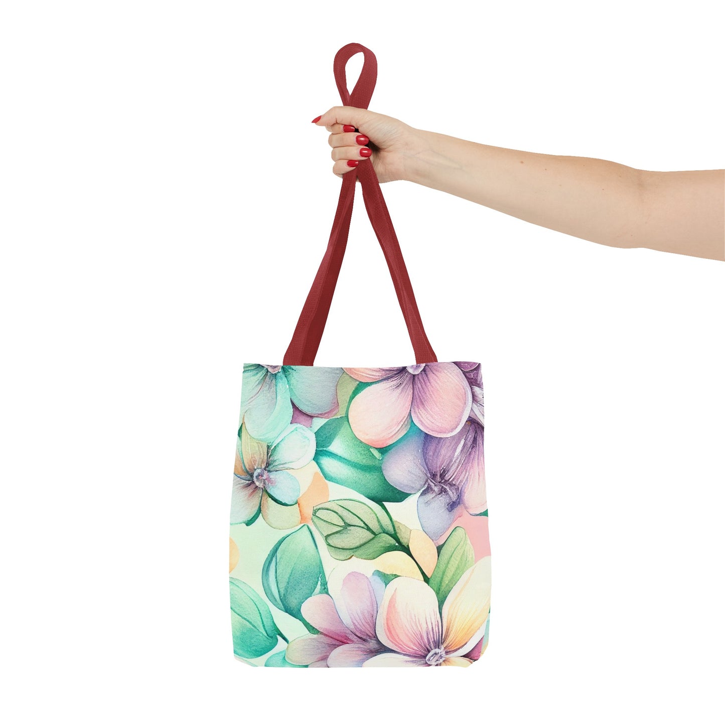 Lush Pastel Florals Tote Bag