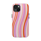 Wave Nostalgia Phone Case (Apple & Android) - Pink Sweetheart
