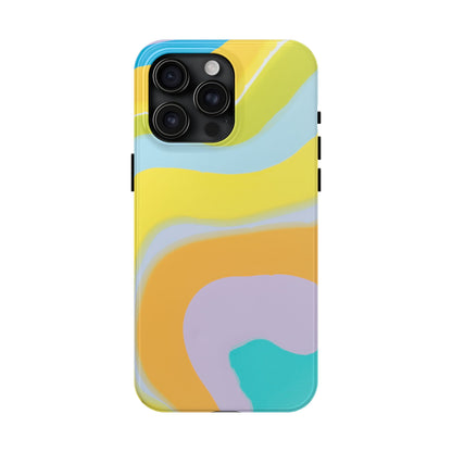 Colorful Pastel Marble Pattern Phone Case