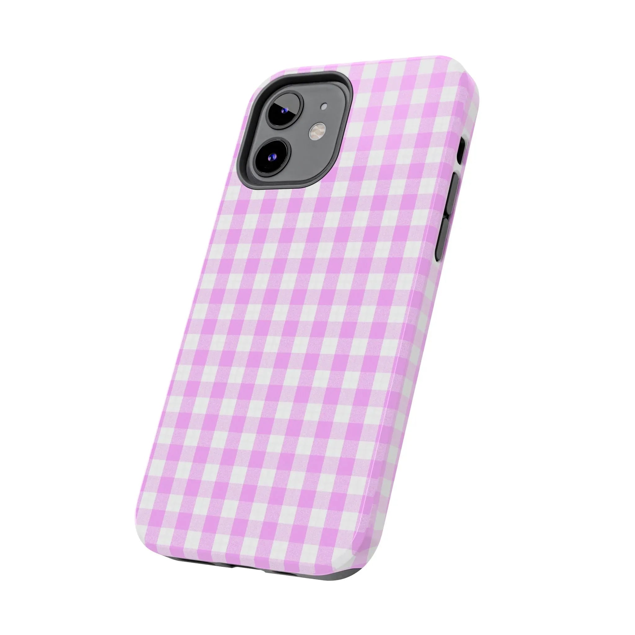 Pink Gingham Phone Case (Apple & Android) - Pink Sweetheart