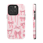 Pink Bow Ribbons Phone Case (Apple & Android) - Pink Sweetheart