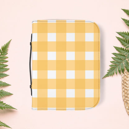 Yellow Sunshine Gingham Book Cover