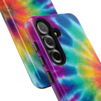 Groovy Tie Dye Phone Case (Apple & Android) - Pink Sweetheart