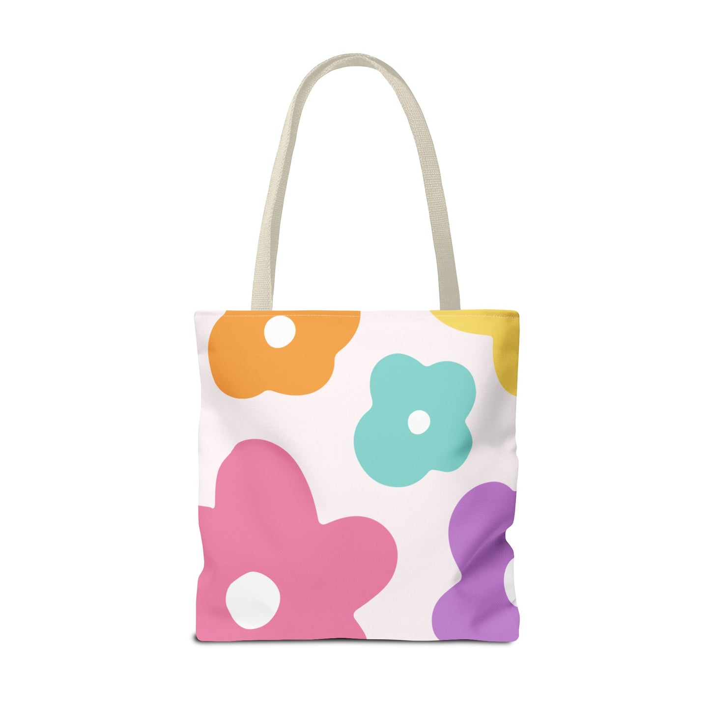 Retro Floral Tote Bag