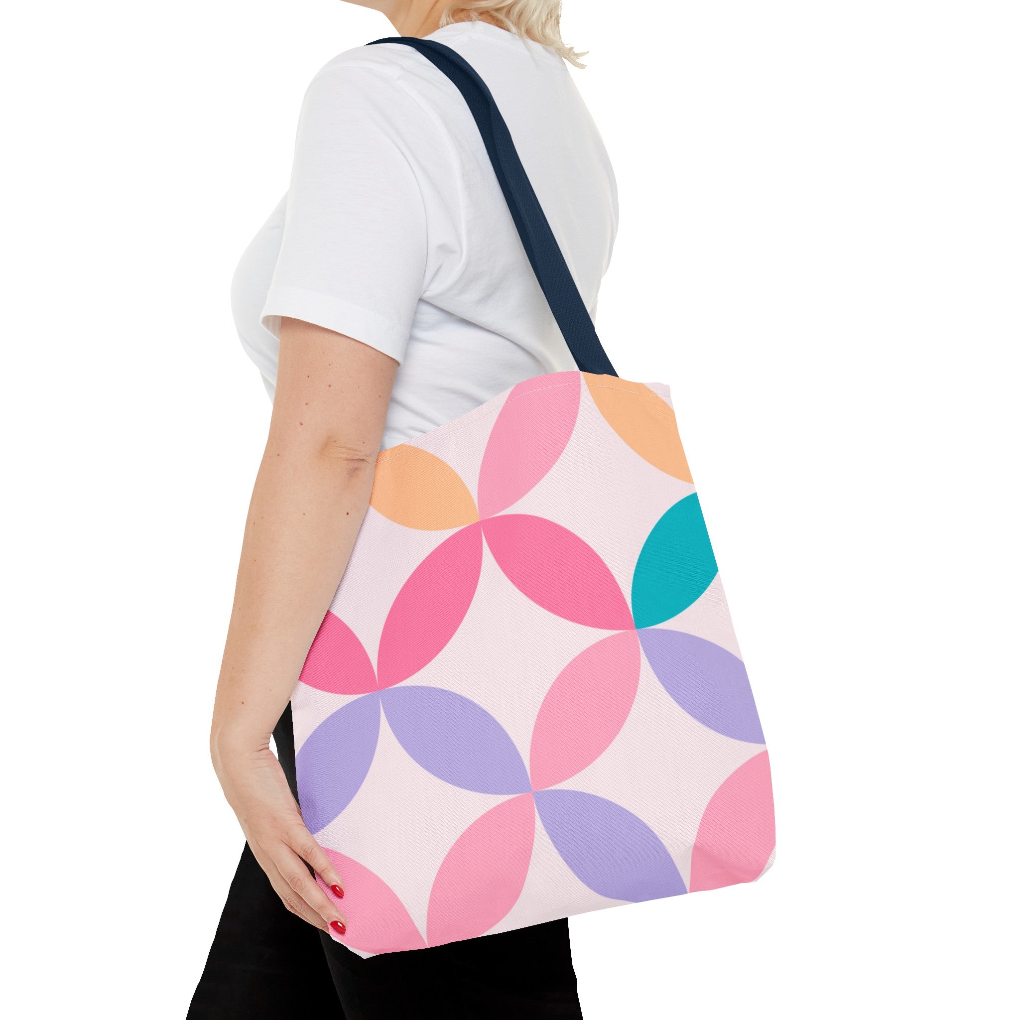 Pastel Geometric Tote Bag