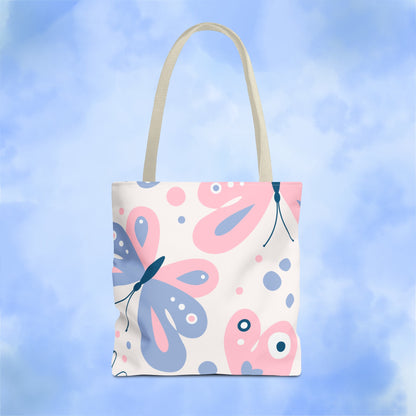 Pastel Butterlies Tote Bag