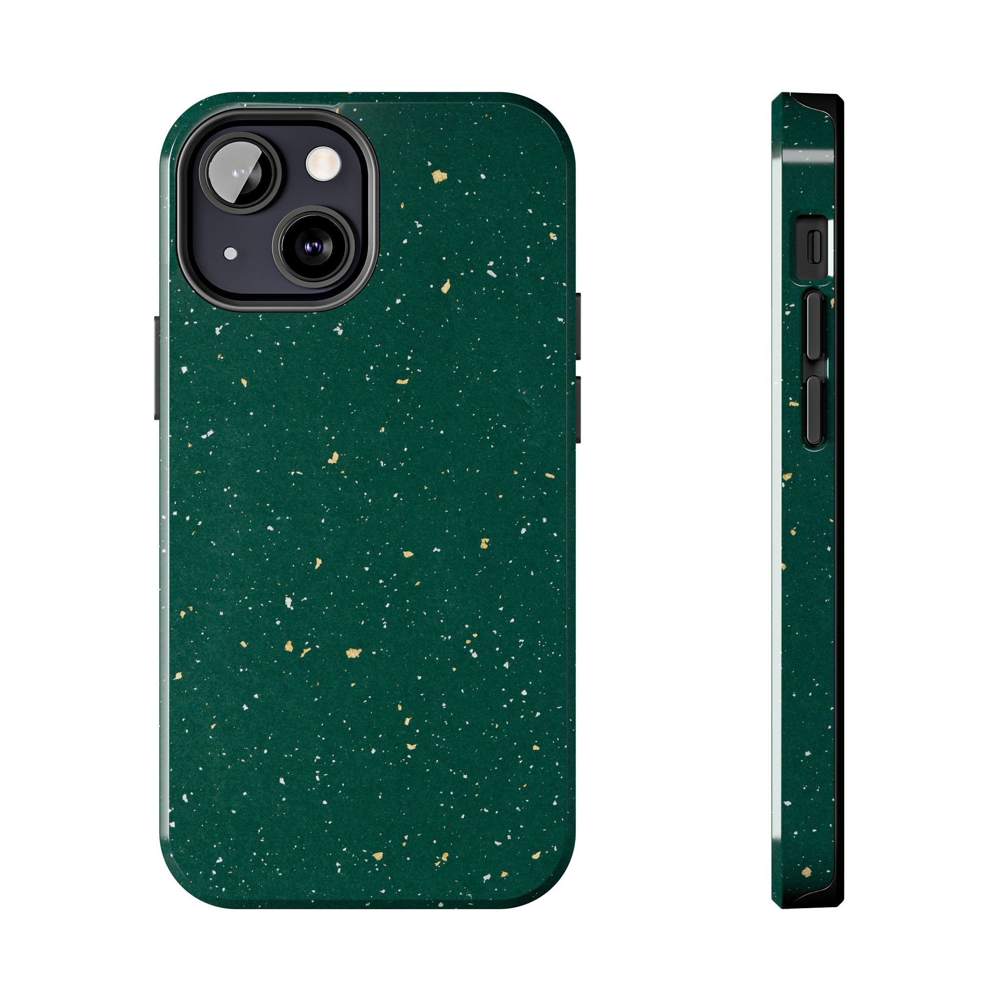 Emerald Gold Flecked Phone Case (Apple & Android)