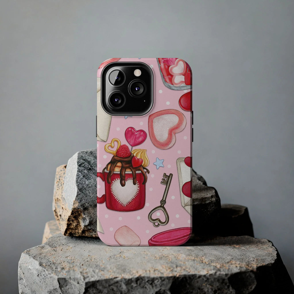 Goodies for My Sweetheart Phone Case (Apple & Android) - Pink Sweetheart