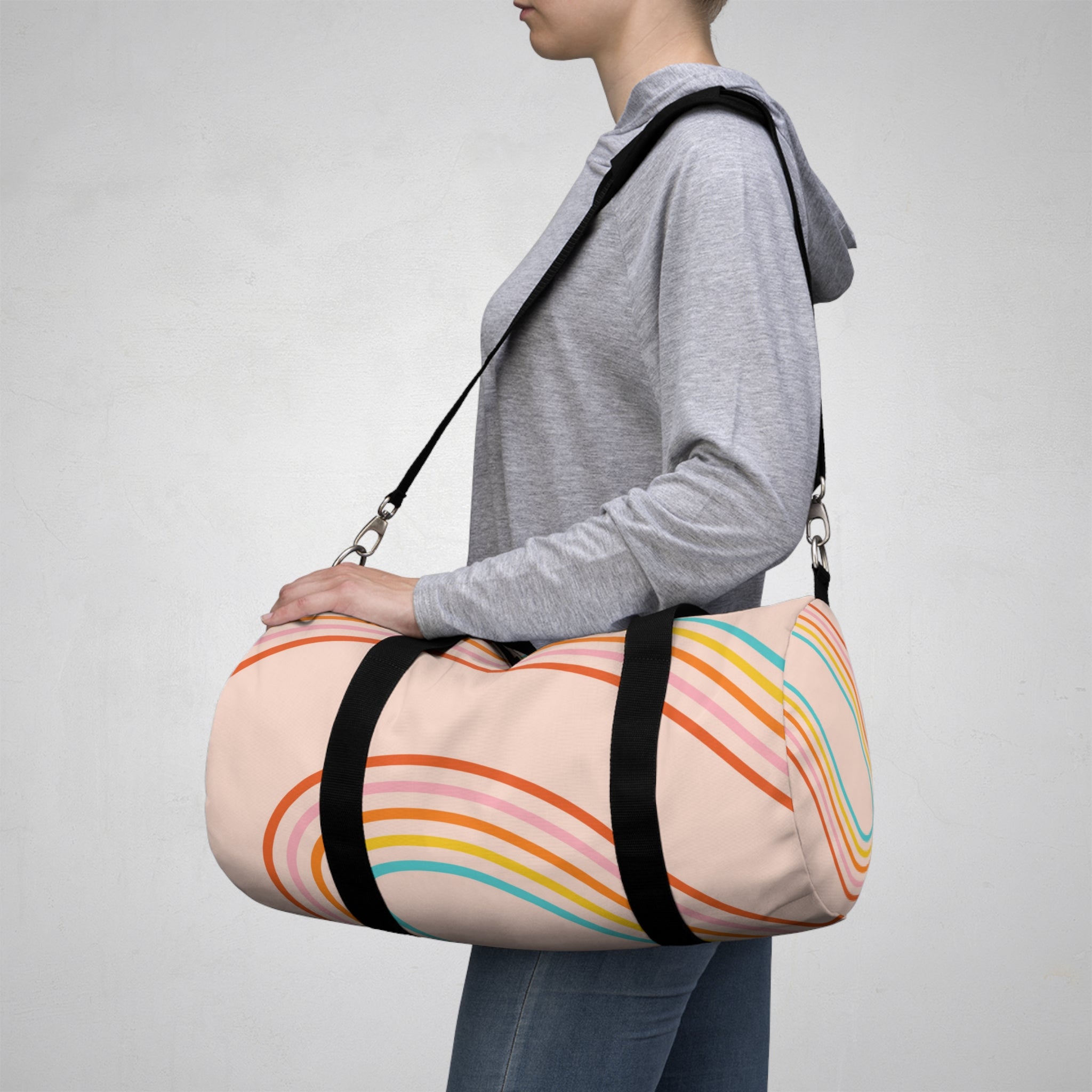 Swirling Over You Duffel Bag