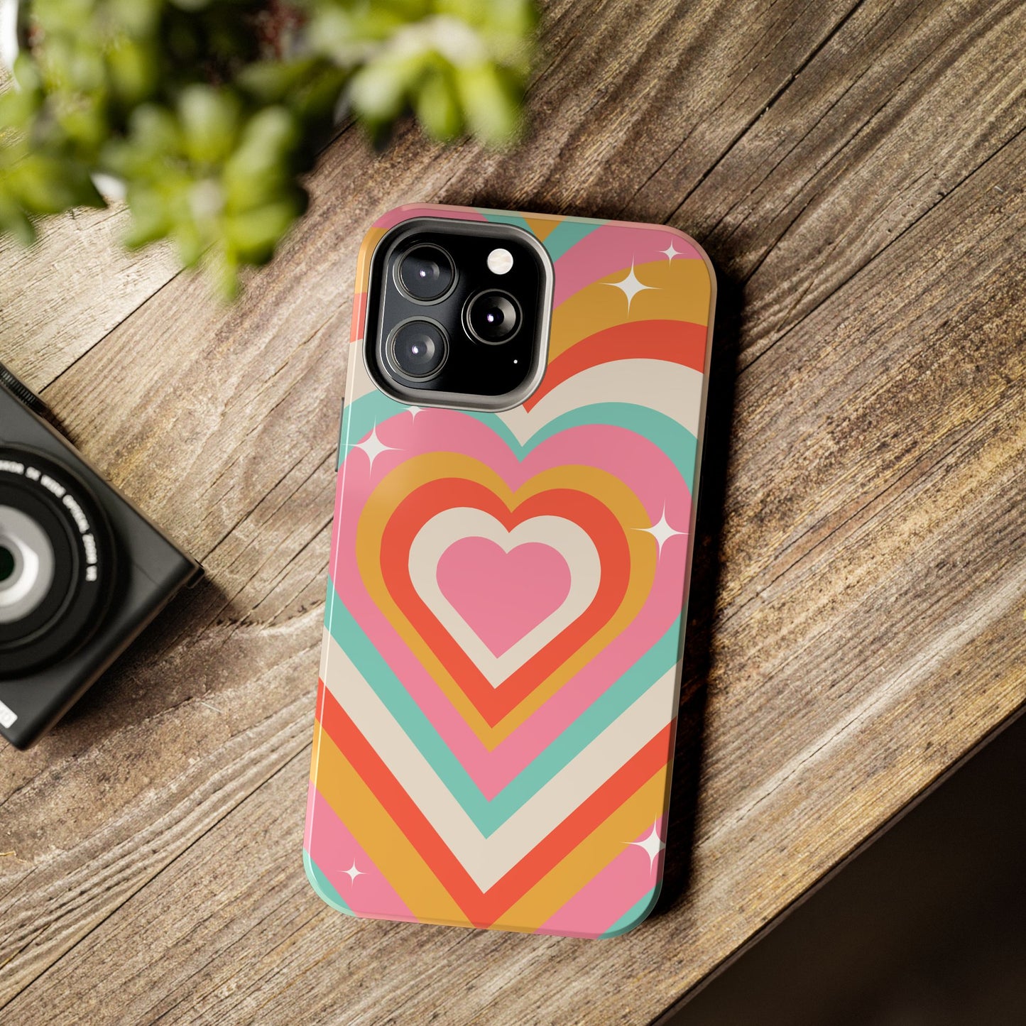 Psychedelic Hearts Phone Case