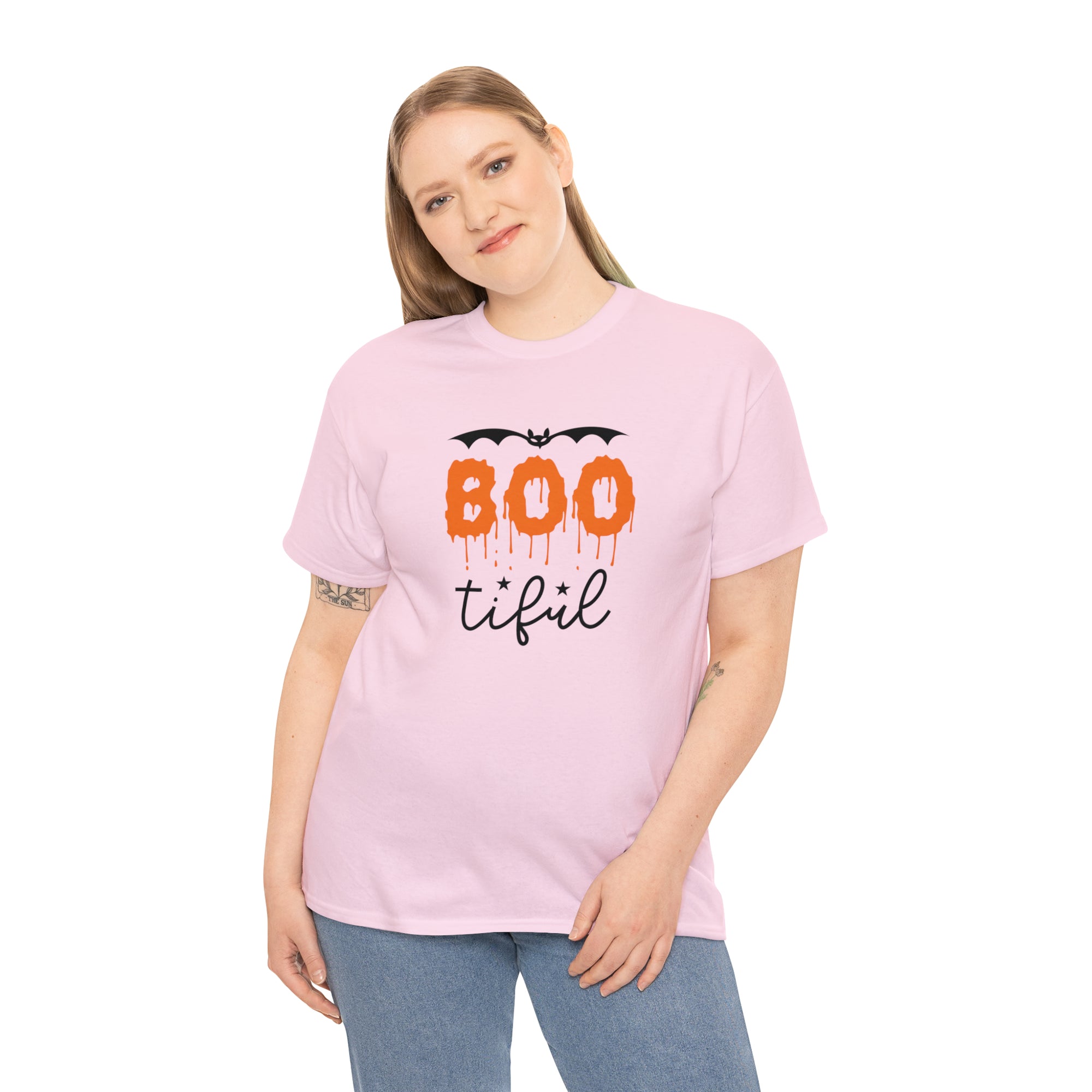 Boo-tiful Halloween Unisex Heavy Cotton Tee