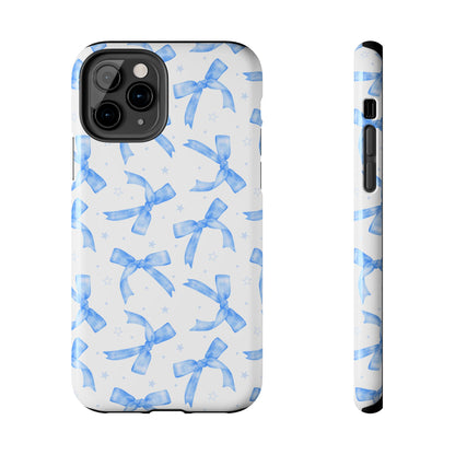 Lacey Baby Blue Ribbons Phone Case