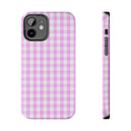 Pink Gingham Phone Case (Apple & Android) - Pink Sweetheart
