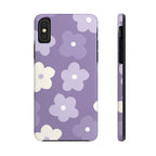 Pastel Purple Flowers Phone Case (Apple & Android)