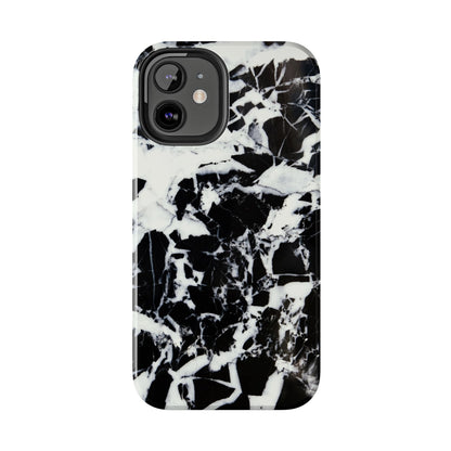 Black & White Shattered Phone Case