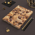 Double Chocolate Chip Cookies Hardcover Matte Journal - Pink Sweetheart