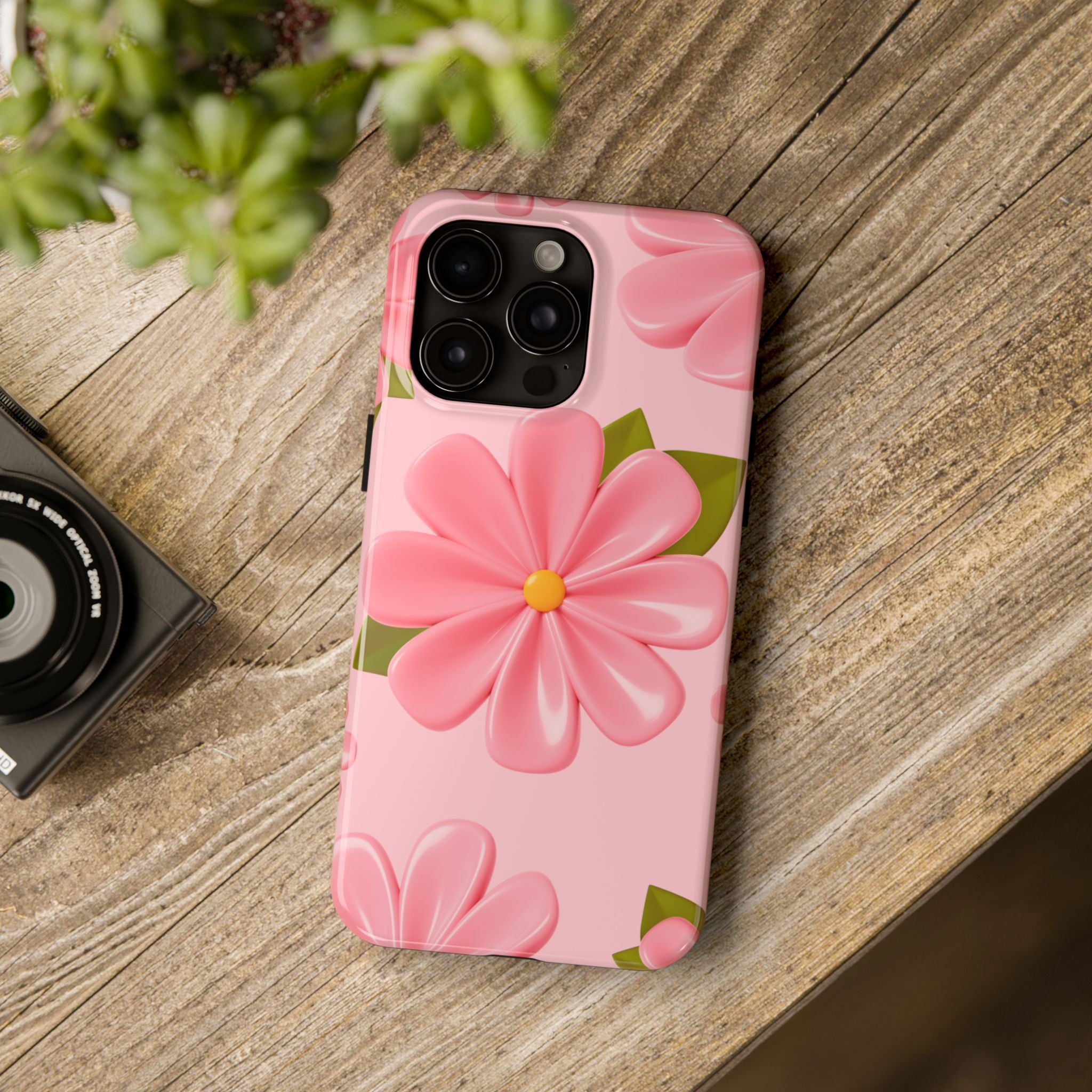 Pink Petal Flower Phone Case (Apple & Android)