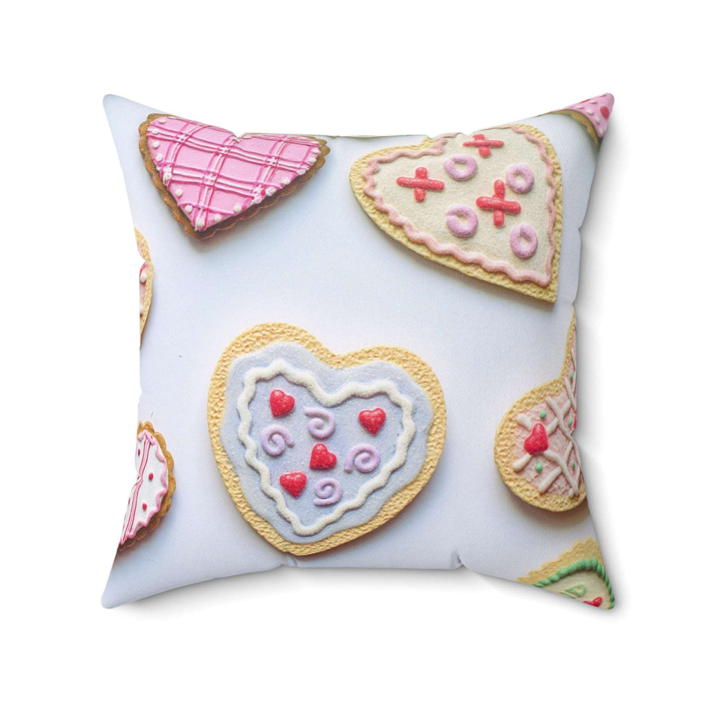 Frosted Sugar Cookies Square Pillow
